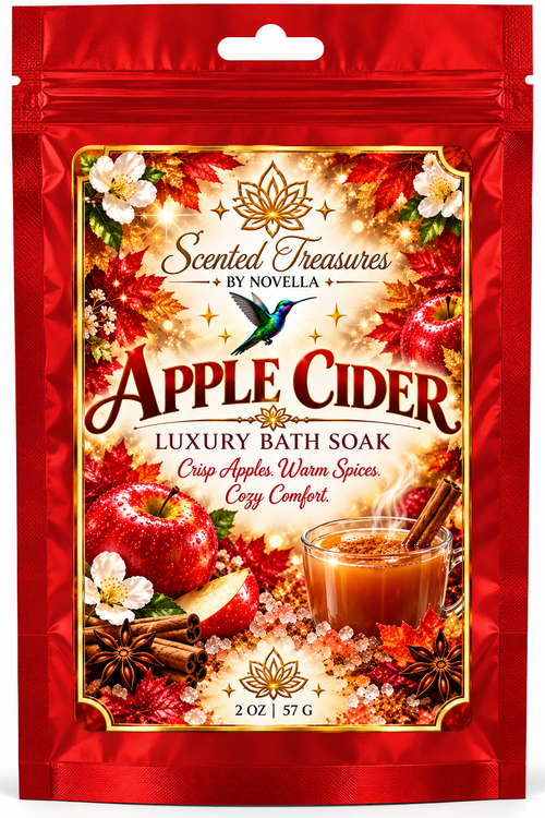 Apple Cider Luxury Bath Soak – Crisp Apple & Warm Cinnamon | 2 oz