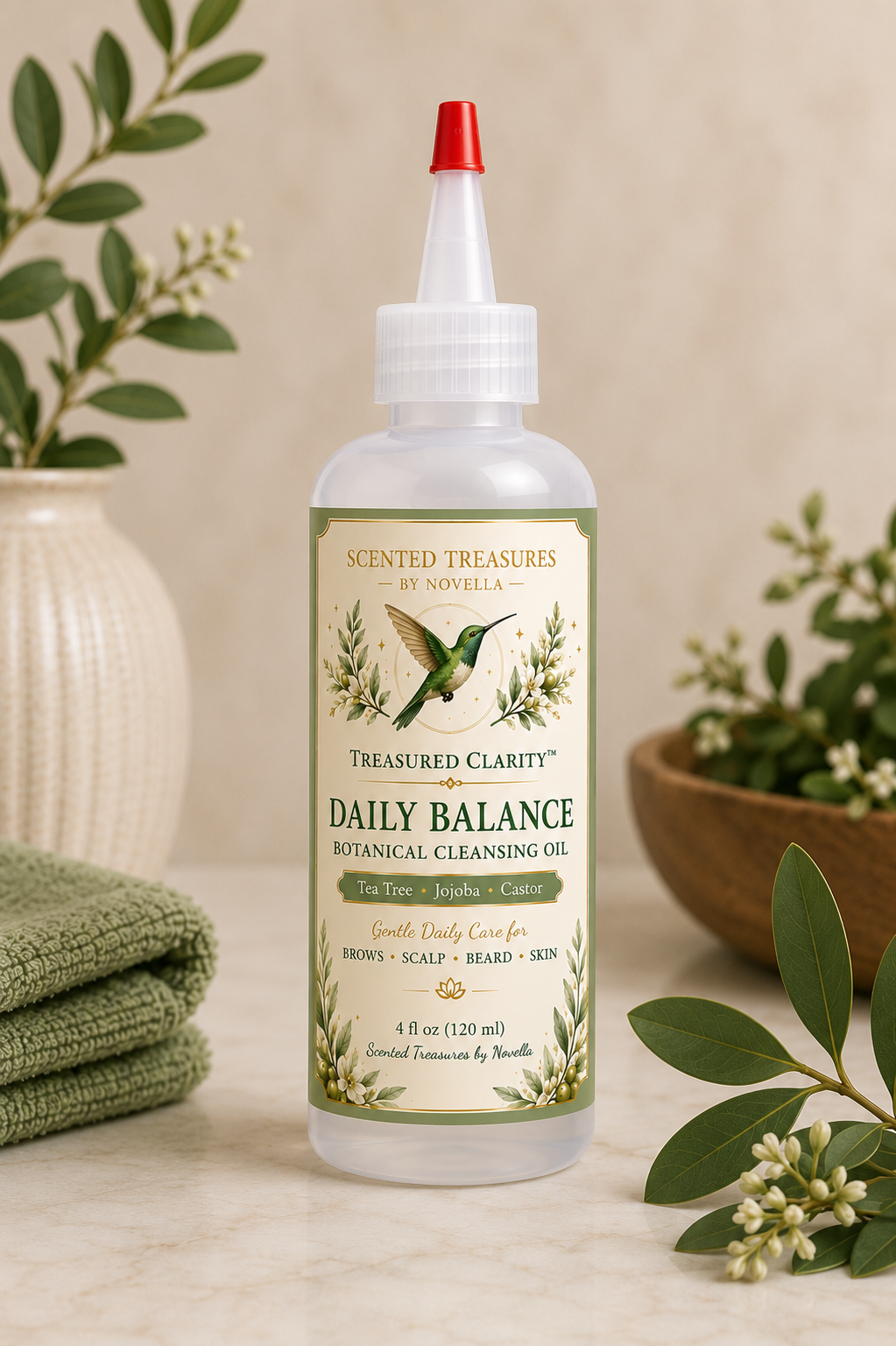 Daily Balance™ Botanical Cleansing Oil – Gentle Daily Care Formula (4 fl oz)