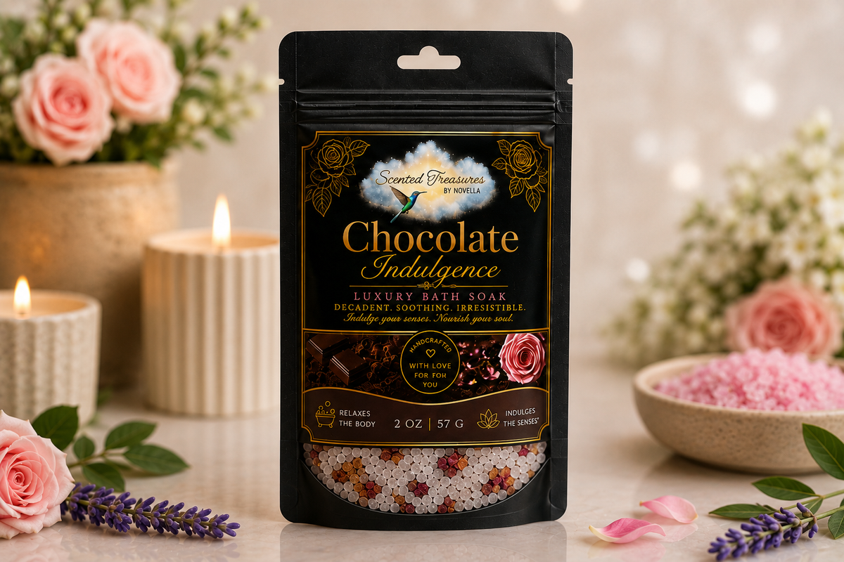 Chocolate Indulgence Bath Soak | Luxury Mineral Spa Blend (2oz)